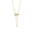 14KT Yellow Gold Chain & Pendant - Sight Of Dolphins,,hi-res view 1