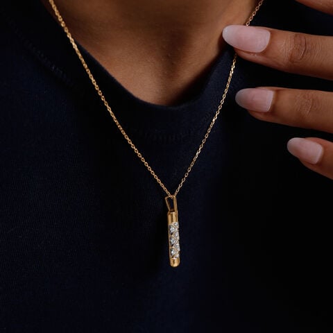 Intricate Crisscross Diamond Pendant