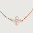 Leafy Clover Diamond & Gold Bracelet,,hi-res view 4