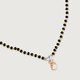 Korean Love 14 kt Gold & Diamond Mangalsutra,,hi-res view 4