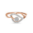 18 KT Exquisite Rose Gold Ring,,hi-res view 2