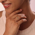 Sculpted Sparkler 14KT Gold & Diamond Finger Ring,,hi-res view 2