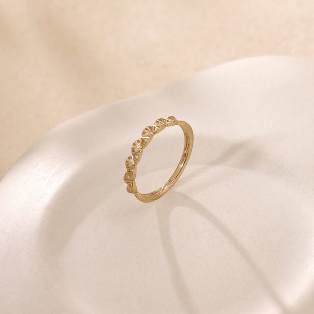 Radiant Fan Gold Ring,,hi-res image number null