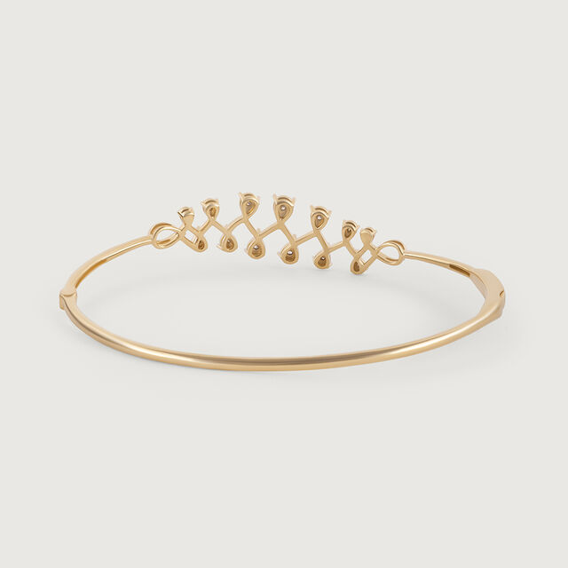 Lippan Elegance Gold & Diamond Bangle,,hi-res image number null