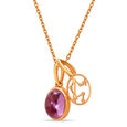 Charming 14kt Libra Birthstone Gold Pendant,,hi-res view 7