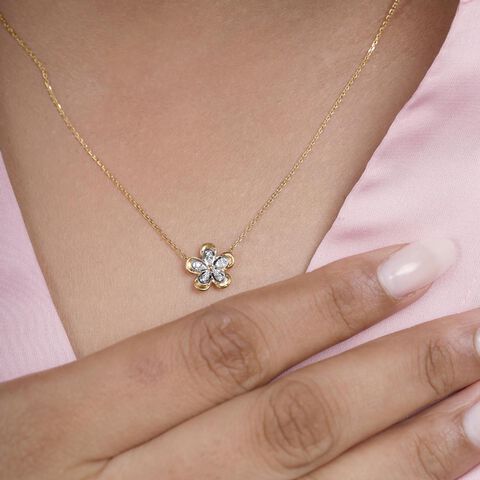 Blossom Whisper Diamond Necklace