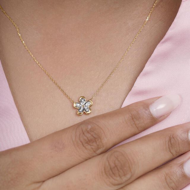 Blossom Whisper Diamond Necklace,,hi-res image number null