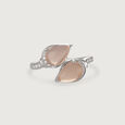 Peach Chalcedony Silver Finger Ring,,hi-res view 3