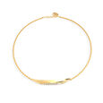 Leaf Blade Yellow Gold Bracelet,,hi-res view 2