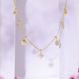 Honeybee Charm Diamond Necklace,,hi-res view 1