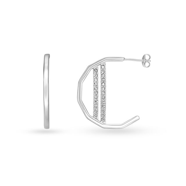 925 Silver Brilliant Stud Earrings,,hi-res image number null