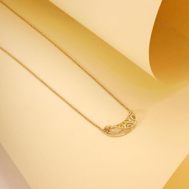 Elegant Chic Gold Necklace,,hi-res image number null