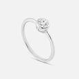 Modern Minimal Silver Ring,,hi-res view 4