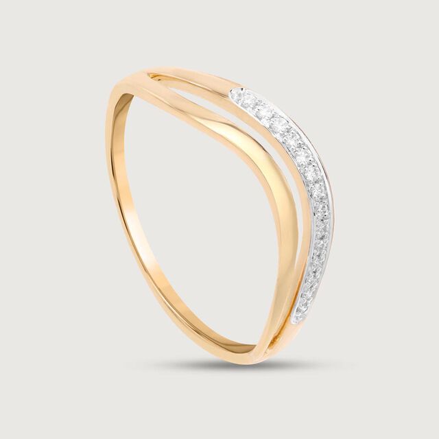Curvy Shine Diamond Ring,,hi-res image number null