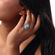 Mosaic Shine Silver Ring,,hi-res view 2