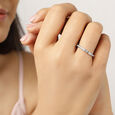 18kt Sophisticated White Gold Diamond Ring,,hi-res view 3