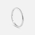 Chic Minimalist Silver Ring,,hi-res view 4