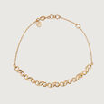 Cosmic Fusion Circlets 14KT Yellow Gold Bracelet,,hi-res view 3
