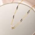 Starlight Symmetry 14Kt Gold and Diamond Mangalsutra,,hi-res view 1