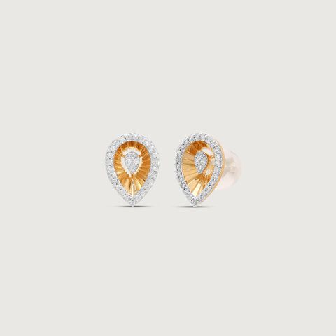 Halo Radiance Diamond Stud Earrings