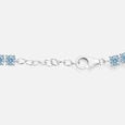 Fresh Blue Silver Bracelet,,hi-res view 5