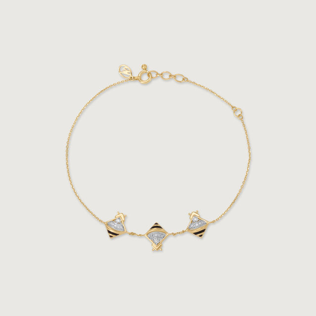 Bee Bold Diamond Bracelet,,hi-res image number null