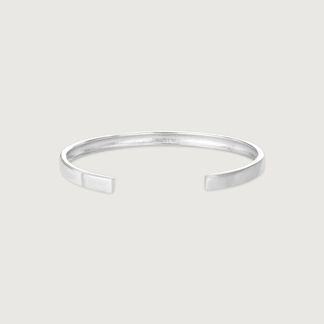 Classic Polished Silver Kada,,hi-res image number null