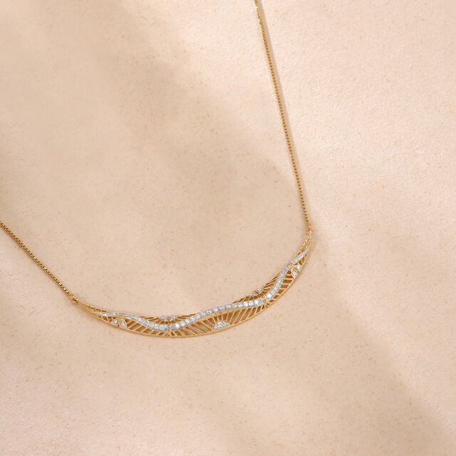 Flowing Rhythm Diamond Necklace,,hi-res image number null