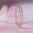 Lippan Brilliance Gold & Diamond Bangle,,hi-res view 1
