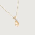 Lustrous Line Diamond Necklace,,hi-res view 4