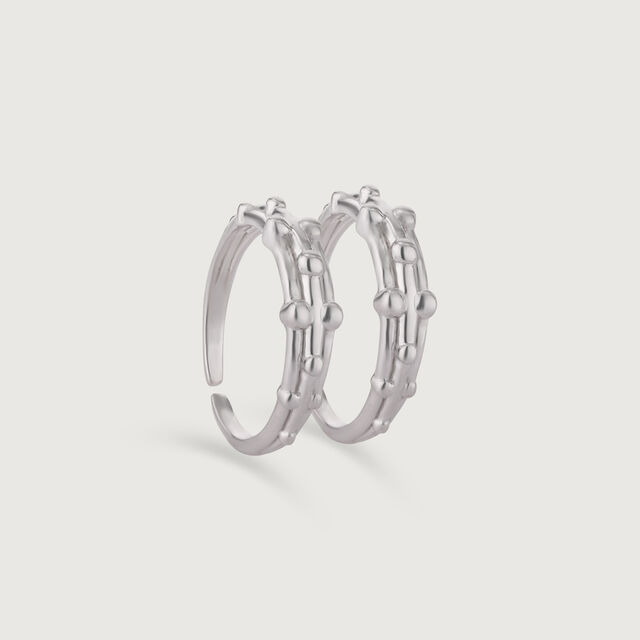 Quirky Orbit Silver Toe Ring,,hi-res image number null