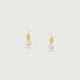 Twisty Gleam Diamond Earrings,,hi-res view 3