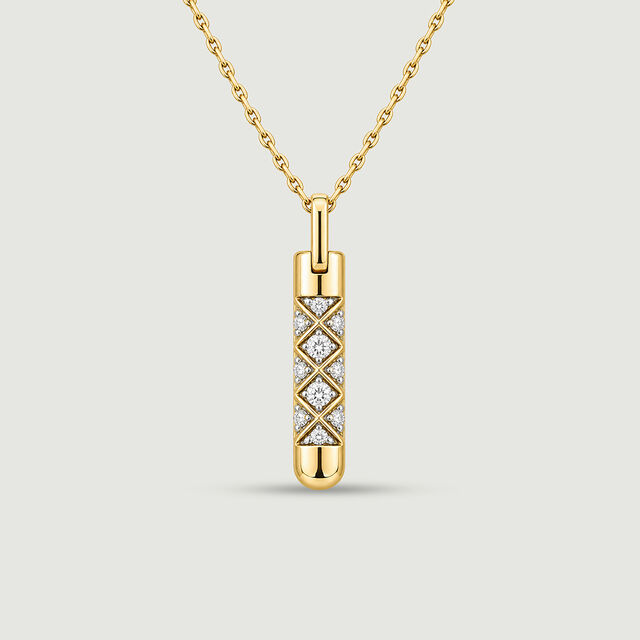 Intricate Crisscross Diamond Pendant,,hi-res image number null