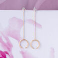 Dazzling Star Gold & Diamond Drop Earrings,,hi-res view 1