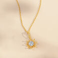 Filigree Blossom Diamond Pendant,,hi-res view 1
