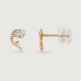An Underwater Bliss 14kt Yellow Gold Stud Earrings,,hi-res view 3