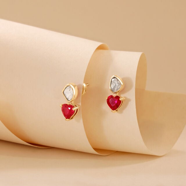 Playful Radiant Polki Stud Earrings,,hi-res image number null