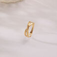 Aurora Loop Gold Ring,,hi-res view 1