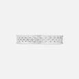Sleek Geometric Silver Finger Ring,,hi-res view 3