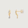 Graceful Drift Diamond Drop Earrings,,hi-res view 5