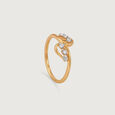 Infinity Grace Gold & Diamond Finger Ring,,hi-res view 3