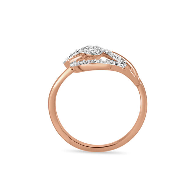 18 KT Exquisite Rose Gold Ring,,hi-res view 4
