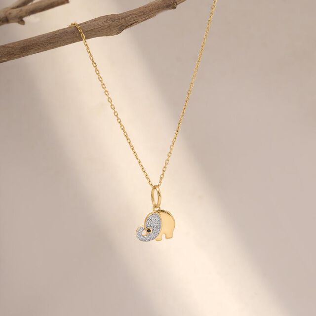 Tiny Tusk Diamond Pendant,,hi-res image number null