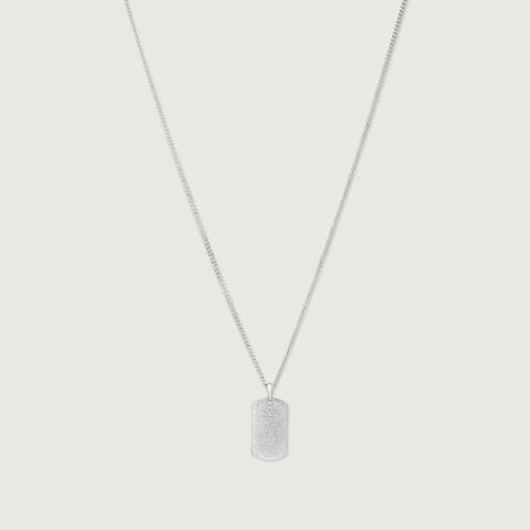 Wave Ridge Silver Necklace