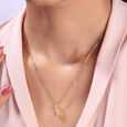 Chic Ladder Diamond Pendant,,hi-res view 2