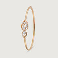 Beal Glam Gold and Diamond Bangle,,hi-res view 5