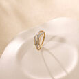 Sculpted Wave Diamond Ring,,hi-res view 1