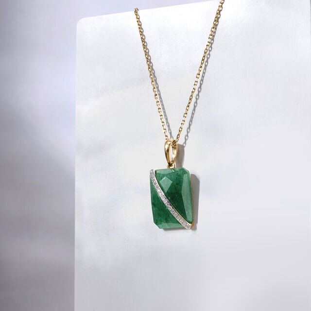 Royal Glow Quartz Pendant,,hi-res image number null