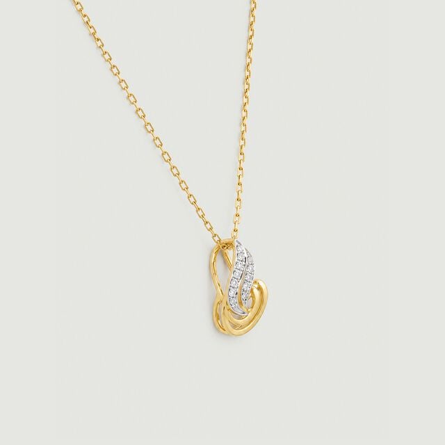 Luminous Flowing Diamond Pendant,,hi-res image number null