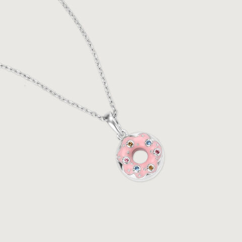 Sprinkled Joy Silver Pendant